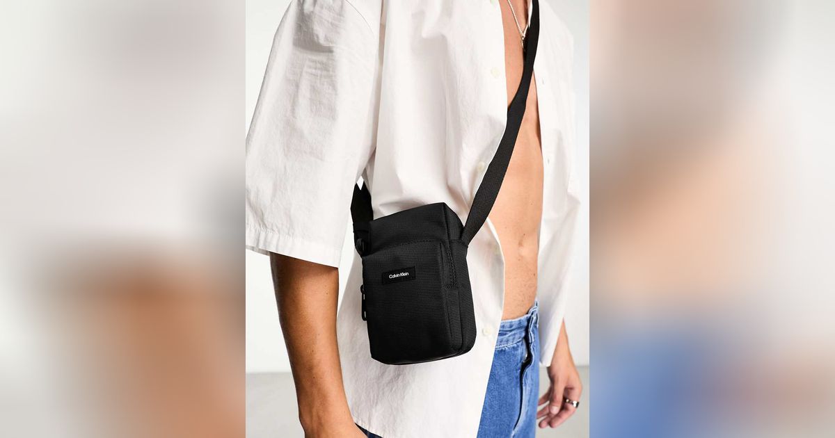 Calvin Klein Ck Must Reporter S/Shoulder  Bag/Polyester/Black/Plain/K50K508695