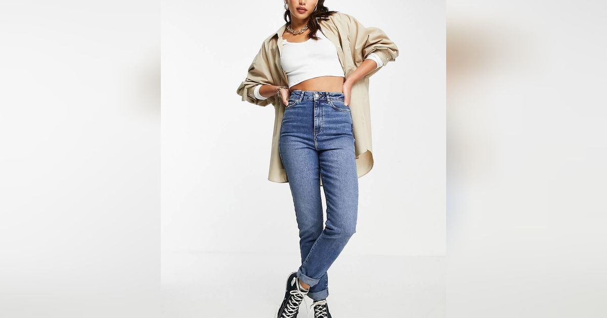 New look store tall mom jeans