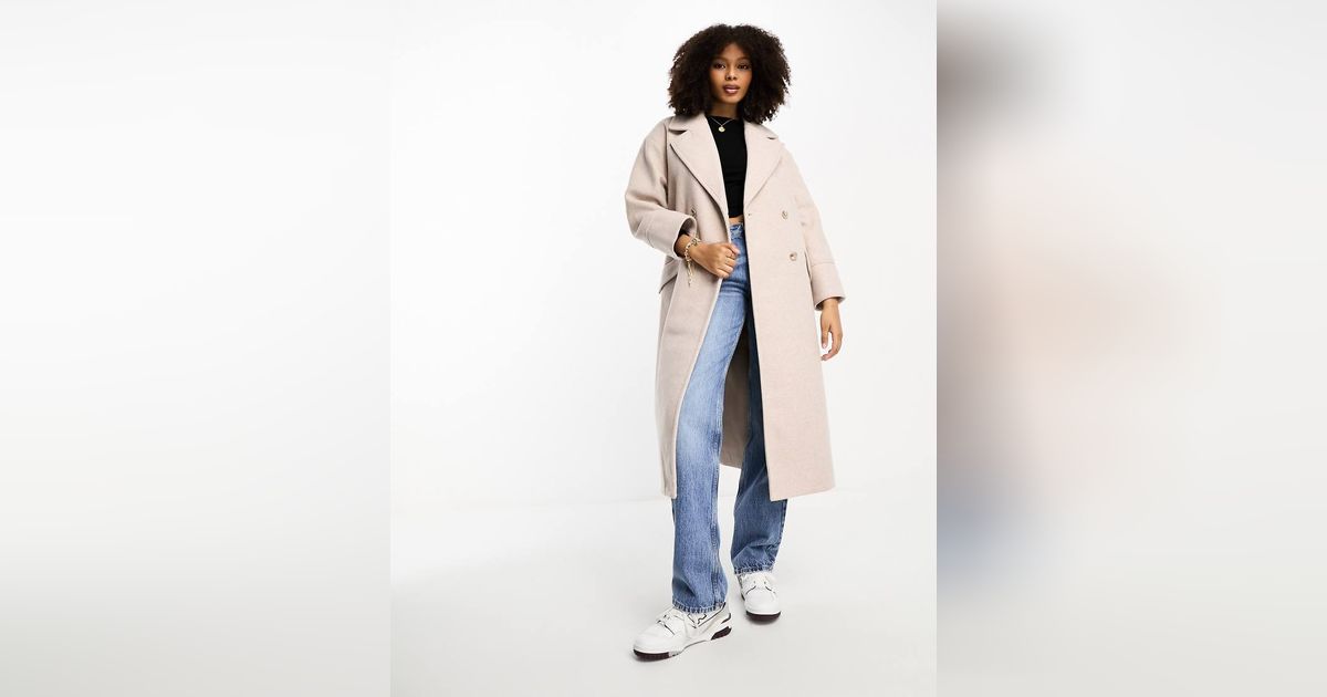 Manteau sale vert stradivarius