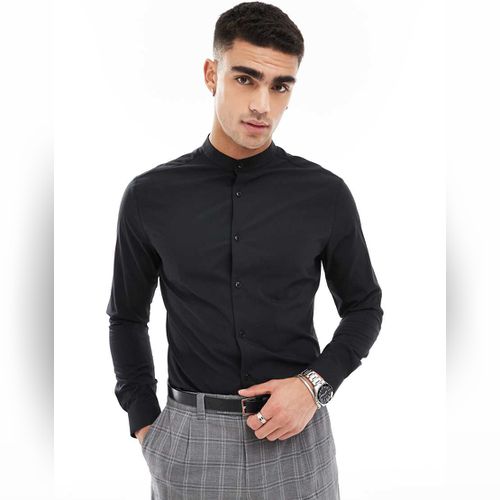 Chemise col mao fashion asos