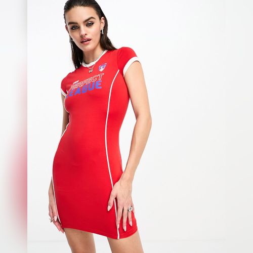 Bershka robe rouge sales