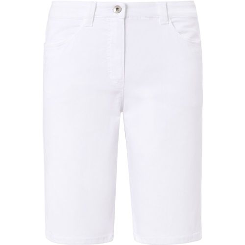 Peter Hahn Femme Vêtements Pantalons & Jeans Pantalons Pantalons stretch Le bermuda 100% lin blanc 